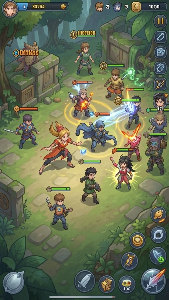 hokage77 - Tampilan karakter yang detail dan penuh warna.