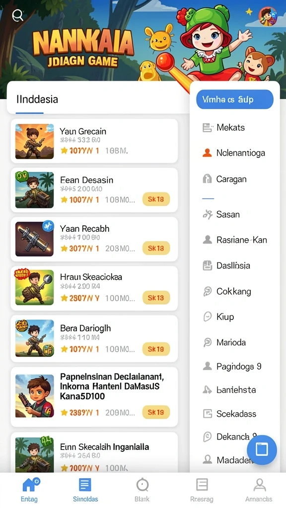 idklub - Beragam karakter yang bisa dipilih dan diupgrade.