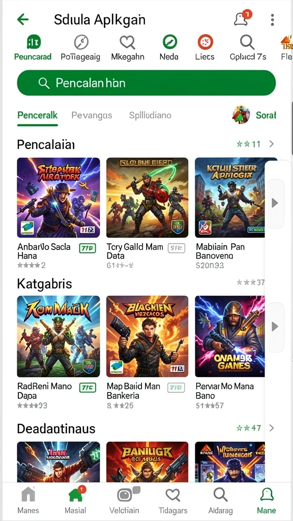 pcpc7 - Screenshot yang menunjukkan karakter utama dalam aksi.