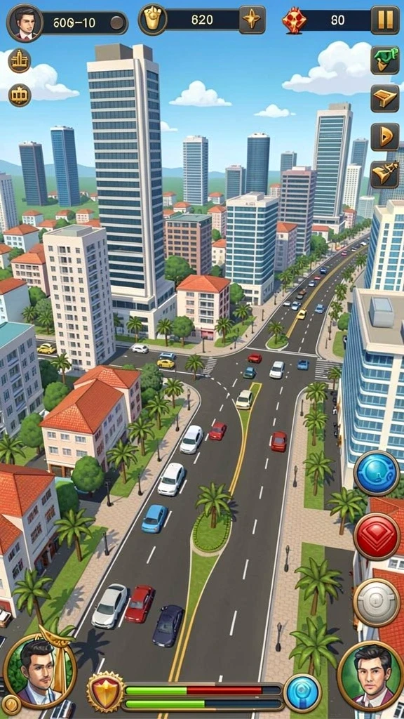 pcpc7 - Screenshot menggambarkan pemandangan dunia yang luas dan indah.